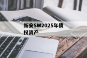 新安SW2025年债权资产