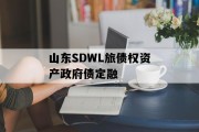 山东SDWL旅债权资产政府债定融