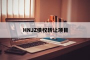 HNJZ债权转让项目