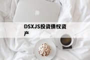 DSXJS投资债权资产