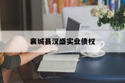 襄城县汉盛实业债权