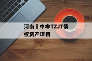 河南•中牟TZJT债权资产项目