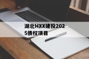 湖北HXX建投2025债权项目
