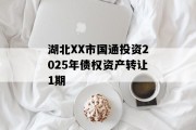 湖北XX市国通投资2025年债权资产转让1期