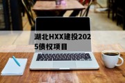 湖北HXX建投2025债权项目