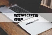 新安SW2025年债权资产