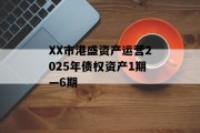 XX市港盛资产运营2025年债权资产1期—6期