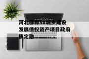 河北邯郸SX城乡建设发展债权资产项目政府债定融
