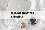 襄城县襄源科产2025债权转让