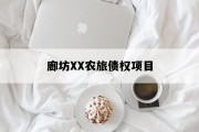 廊坊XX农旅债权项目