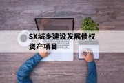 SX城乡建设发展债权资产项目