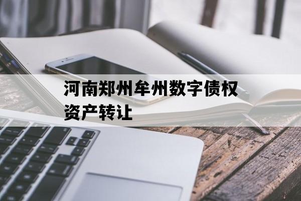 河南郑州牟州数字债权资产转让