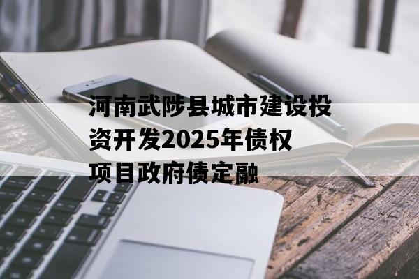 河南武陟县城市建设投资开发2025年债权项目政府债定融