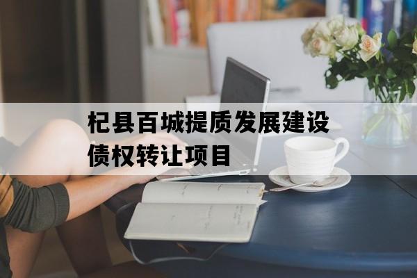 杞县百城提质发展建设债权转让项目