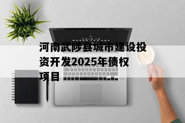 河南武陟县城市建设投资开发2025年债权项目